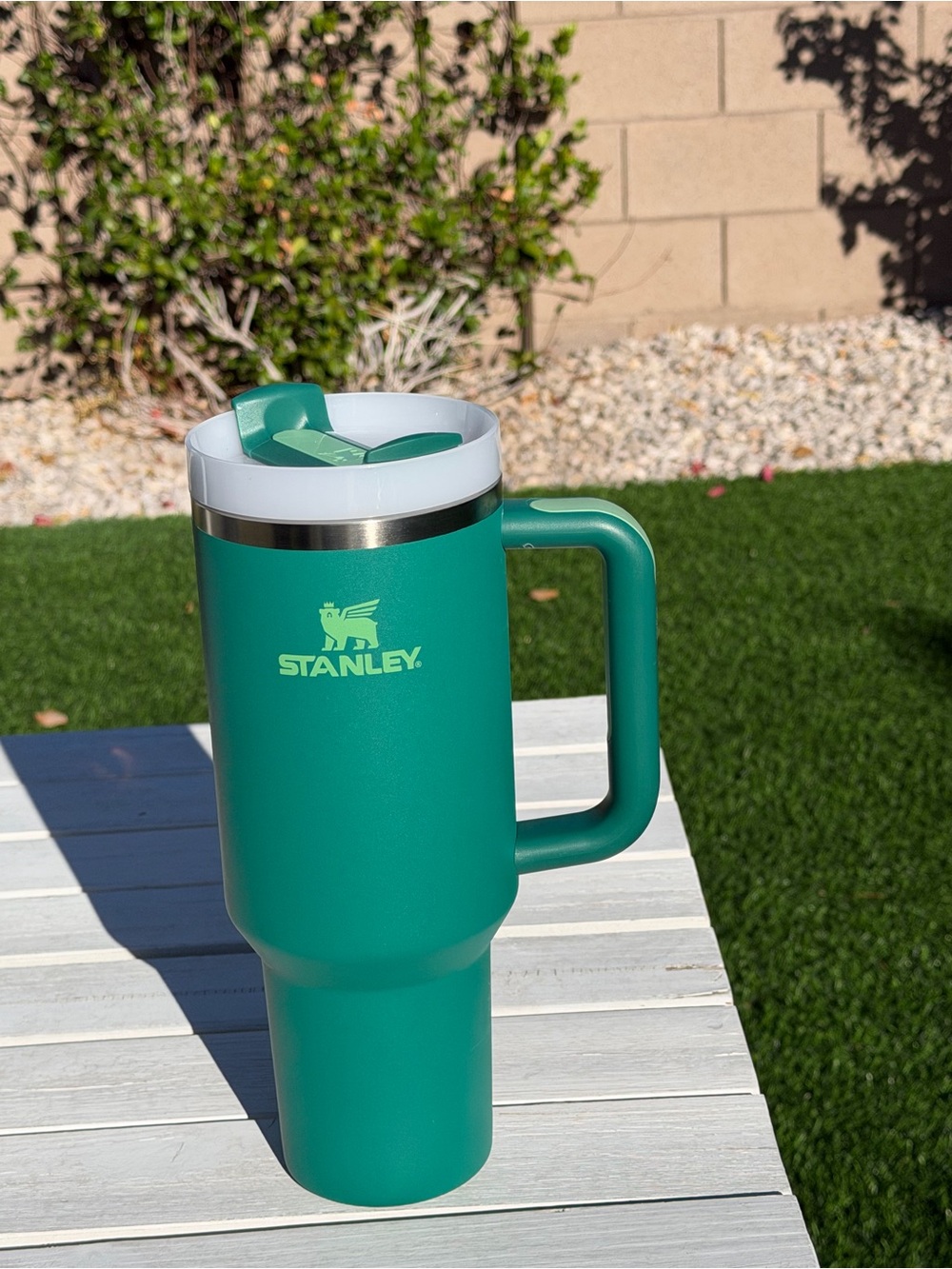 40oz Green Stanley Quencher